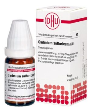 CADMIUM SULFURICUM C 30 Globuli