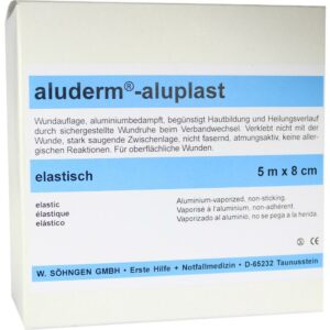 ALUDERM aluplast Wundverb.Pfl.8 cmx5 m elast.