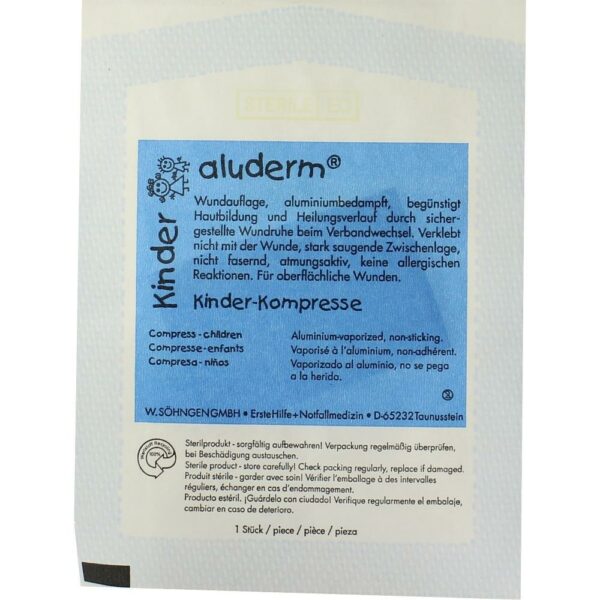 ALUDERM Kinder Kompressen 4x6 cm