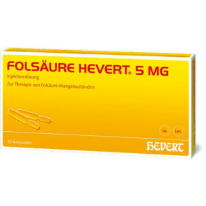 FOLSÄURE HEVERT 5 mg