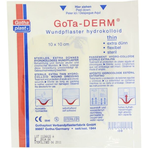 GOTA DERM Hydrokoll.Pfl.10x10 cm