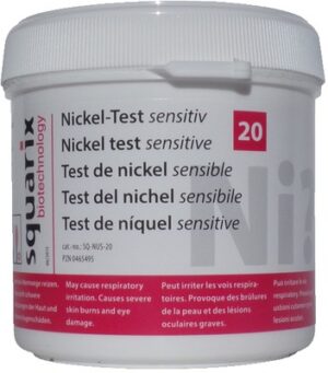 NICKEL Test sensitiv