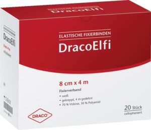 DRACOELFI elast.Fixierbinde 8 cmx4 m gekrep.cello