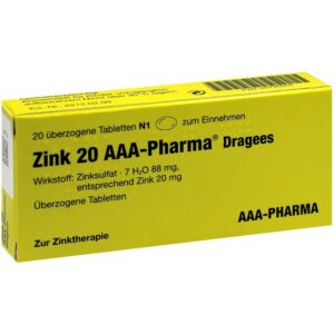 Zink 20 AAA-Pharma