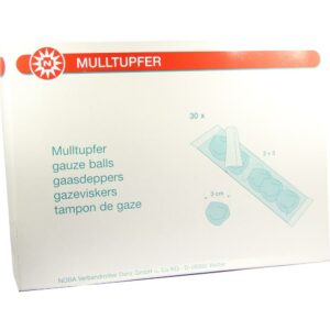 MULLTUPFER pflaumengroß 2+3 steril Set