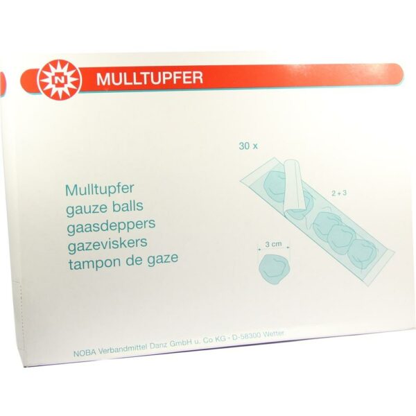 MULLTUPFER pflaumengroß 2+3 steril Set