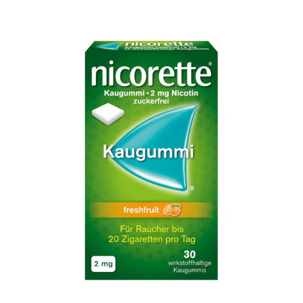 nicorette Kaugummi 2mg freshfruit
