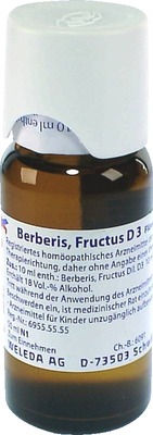 BERBERIS FRUCTUS D 3 Dilution