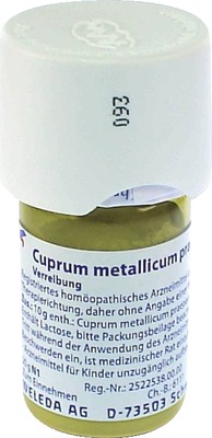 CUPRUM METALLICUM praep.D 6 Trituration