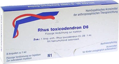 RHUS TOXICODENDRON D 6 Ampullen