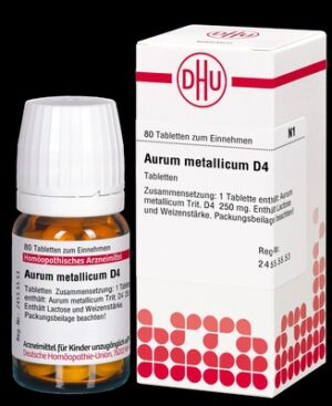 AURUM METALLICUM D 4