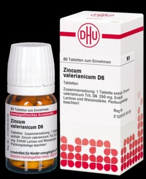 ZINCUM VALERIANICUM D 6 Tabletten