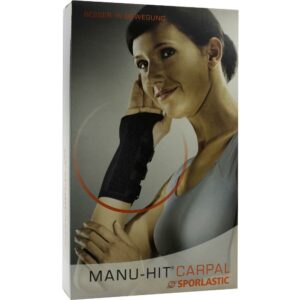 MANU-HIT CARPAL Orthese links Gr.S schwarz 07233