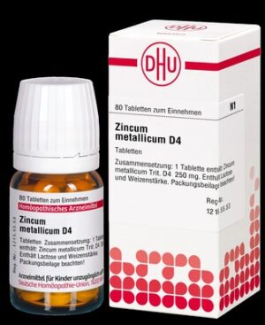 ZINCUM METALLICUM D 4 Tabletten