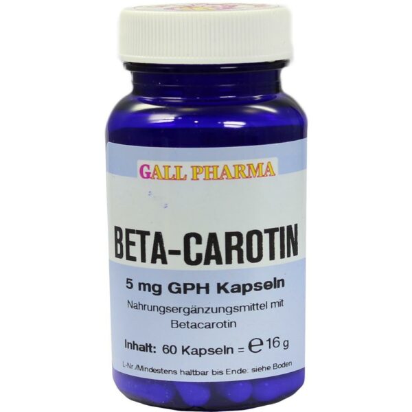 BETA CAROTIN 5 mg Kapseln