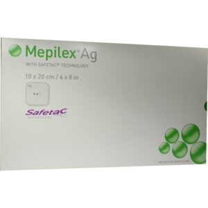 MEPILEX Ag Schaumverband 10x20 cm steril