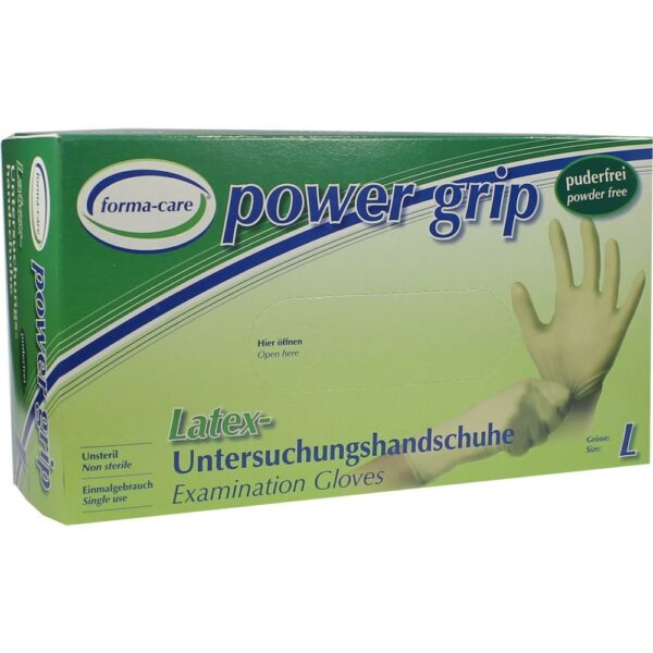 FORMA-care Latex power grip Handschuhe Gr.L