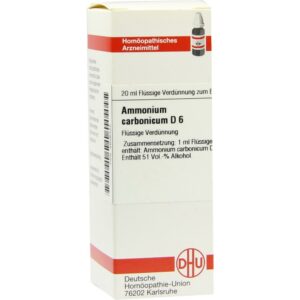 AMMONIUM CARBONICUM D 6 Dilution