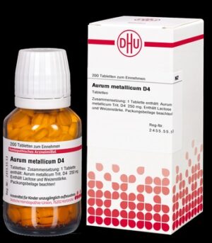 AURUM METALLICUM D 4 Tabletten