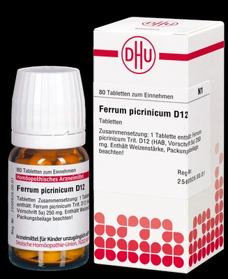 FERRUM PICRINICUM D 12 Tabletten