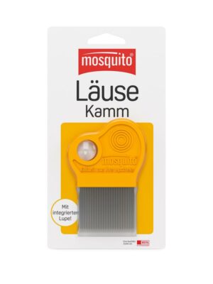 MOSQUITO Nissenkamm Metall mit Lupe