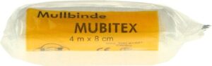 MUBITEX Mullbinden 8 cm einzeln in Cello