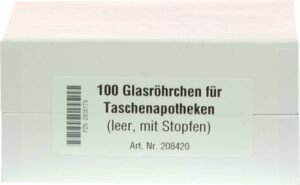 Glasröhrchen für Taschenapotheken