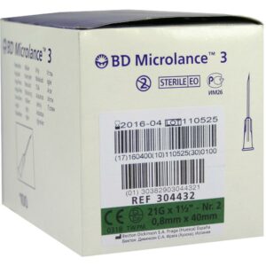 BD MICROLANCE Kanüle 21 G 1 1/2 0