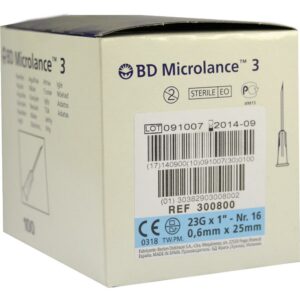 BD MICROLANCE Kanüle 23 G 1 0