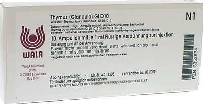 Thymus (Glandula) Gl D10 Ampullen