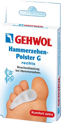 GEHWOL Polymer Gel Hammerzehenpolster G rechts