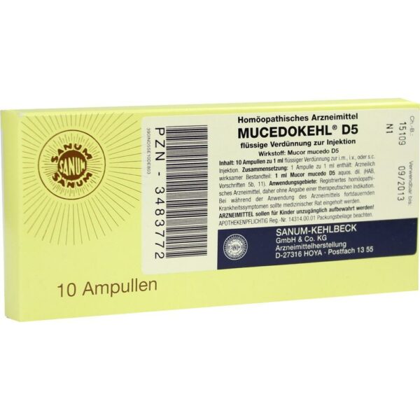 MUCEDOKEHL D 5 Ampullen