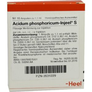 ACIDUM PHOSPHORICUM INJEEL S Ampullen