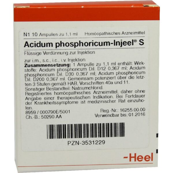 ACIDUM PHOSPHORICUM INJEEL S Ampullen