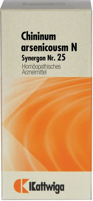 SYNERGON KOMPLEX 25 Chininum arsenicosum N Tabl.