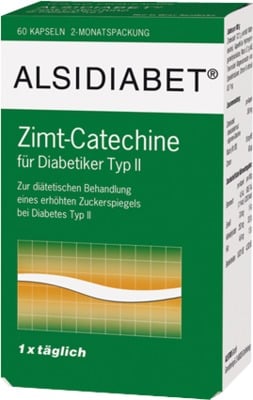ALSIDIABET Zimt- Catechine für Diabetiker Typ ll Kapseln