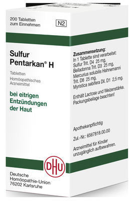 SULFUR PENTARKAN H Tabletten