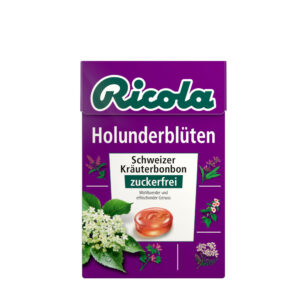 RICOLA ohne Zucker Box Holunderblüten Bonbons