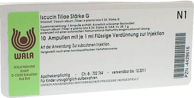 Iscucin Tiliae Stärke G Ampullen