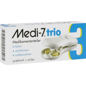 MEDI 7 trio Tablettenteiler weiß