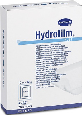 HYDROFILM Plus Transparentverband 10x12 cm