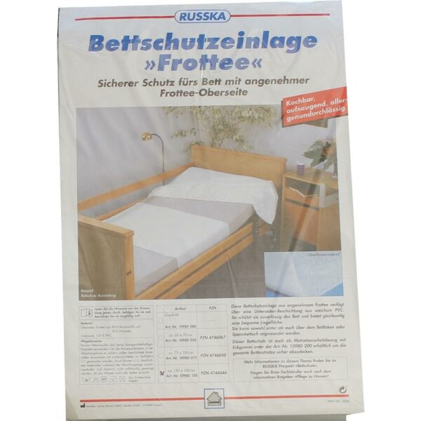 BETTSCHUTZEINLAGE Frottee 100x150 cm