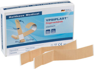 FINGERVERBAND Ypsiplast 2x12 cm elastisch haut