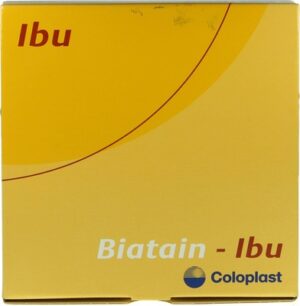 BIATAIN Ibu Schaumverband 15x15 cm nicht haftend