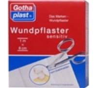 GOTHAPLAST Wundpflaster sensitiv 8 cmx1 m geschnitten