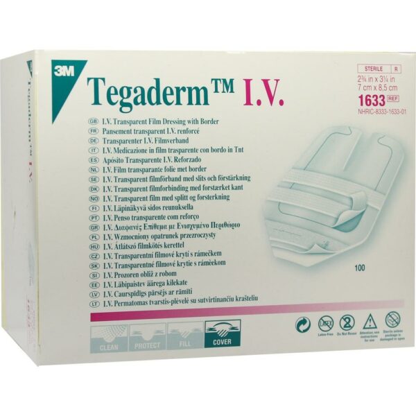 TEGADERM 3M Transpar.Verb.7x8