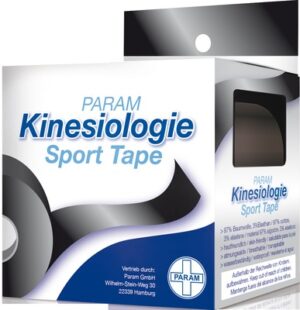 KINESIOLOGIE Sport Tape 5 cmx5 m schwarz