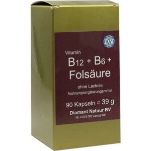 Vitamin B12 + B6 + Folsäure ohne Lactose