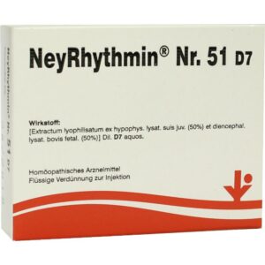 NEYRHYTHMIN Nr.51 D 7 Ampullen