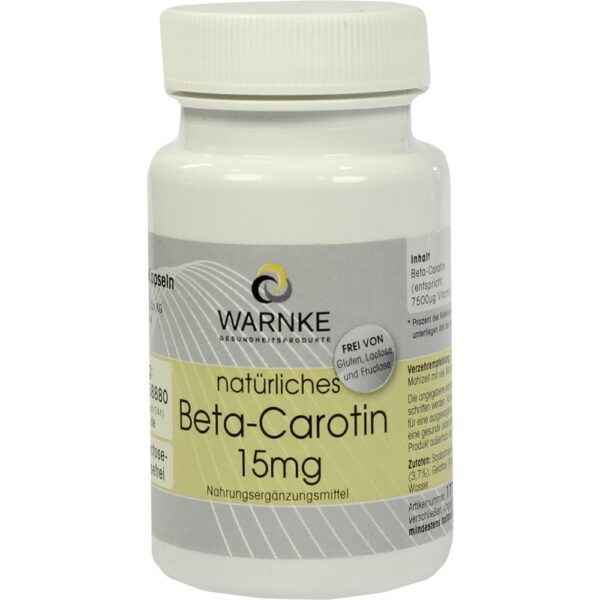 BETA CAROTIN KAPSELN 15 mg natürlich